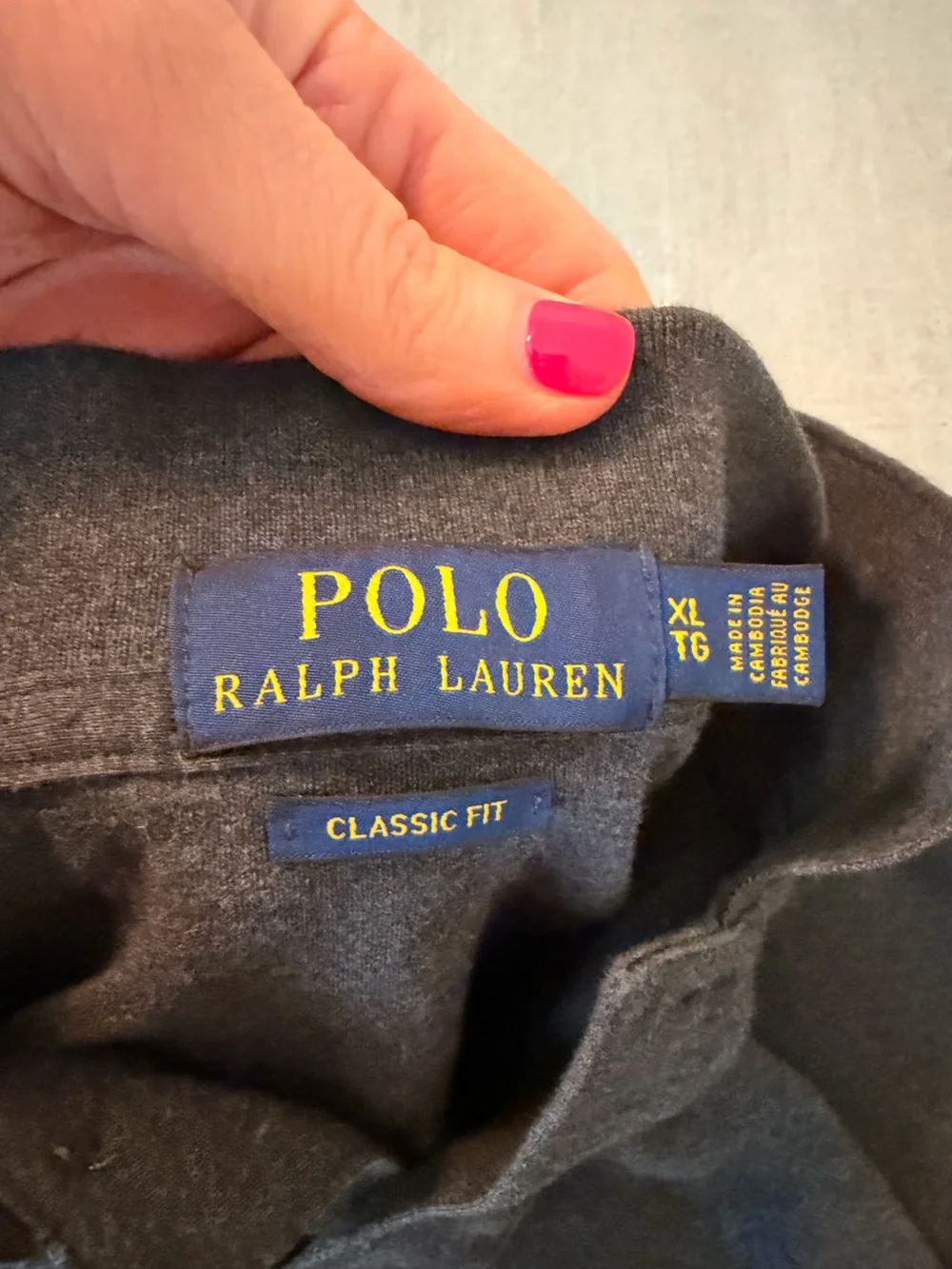 Ralph Lauren Men’s Dark Heather Gray Polo